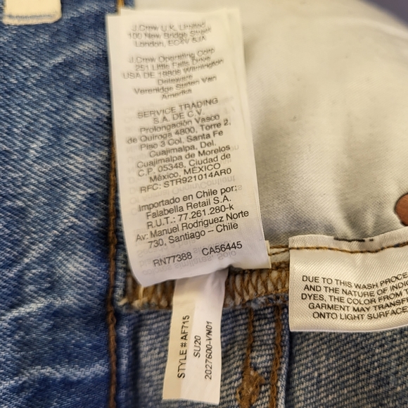 Madewell The Petite Perfect Vintage Jean in Ainsworth Wash size 25P - Picture 9 of 9